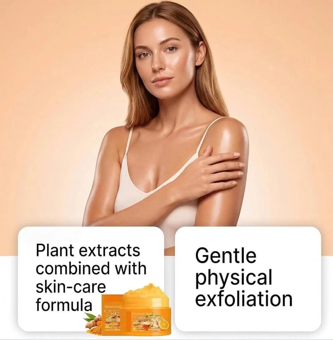 Turmeric Body Glow Scrub | Moisturizing Body Polish For Skin Care - 100gm