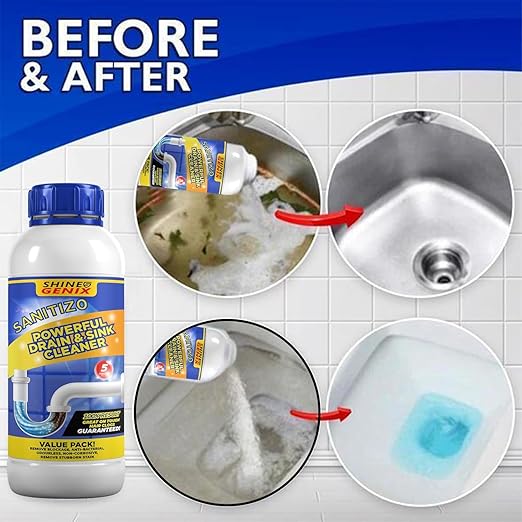 Sanitizo Drain Cleaner Powder - Buy One Get 3 Free