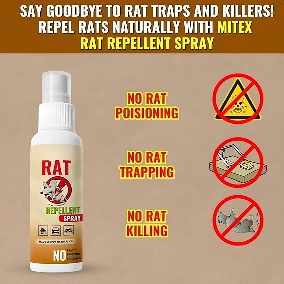 Rat Repellent Spray Pack of 2